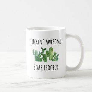 Funny State Trooper Police Academy Studenten Gift Kaffemugg