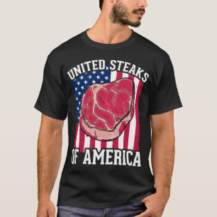 Funny Steaks Älskare American Kött Butcher Humor T Shirt