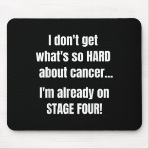 Funny Steg 4 Cancer Shirt _ VAD SOM ÄR SÅ Hjärtat  Musmatta