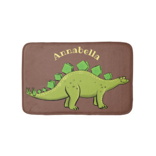 Funny stegosaurus dinosaur-tecknad badrumsmatta