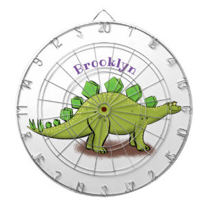 Funny stegosaurus dinosaur-tecknad darttavla