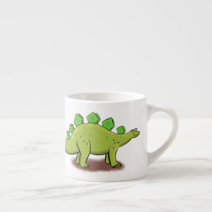 Funny stegosaurus dinosaur-tecknad espressomugg
