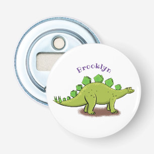 Funny stegosaurus dinosaur-tecknad flasköppnare
