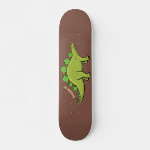 Funny stegosaurus dinosaur-tecknad mini skateboard bräda 18,5 cm