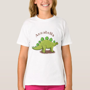 Funny stegosaurus dinosaur-tecknad t shirt