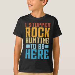 Funny Sten Collating I stoppade Sten Jakt på Geolo T Shirt