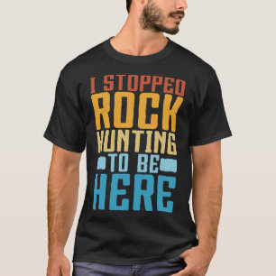 Funny Sten Collating I stoppade Sten Jakt på Geolo T Shirt