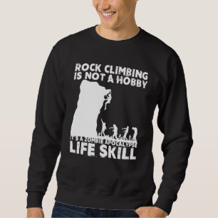 Funny Sten Kliber Gift För manar Women Coola Zombi Lång Ärmad Tröja