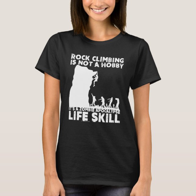 Funny Sten Kliber Gift För manar Women Coola Zombi T Shirt (Framsida)