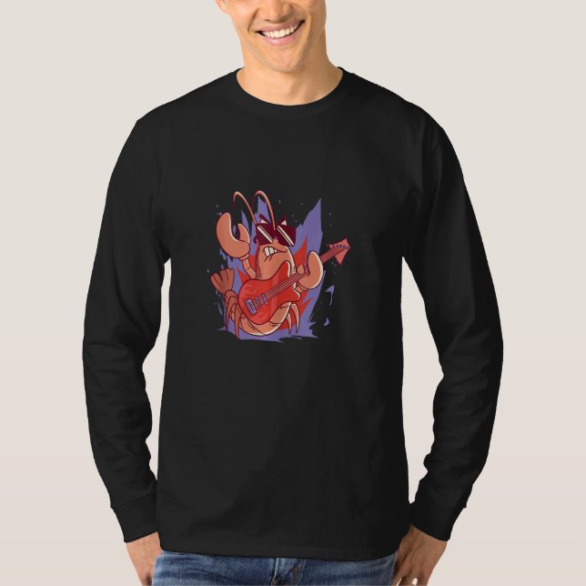Funny Sten Lobster T Shirt (Framsida)