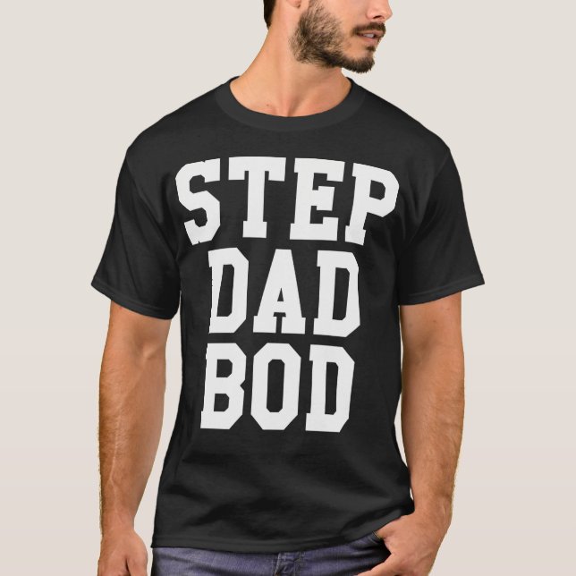 Funny Step Pappa Bod Shirt Fitness Gym Exercise Tj T (Framsida)