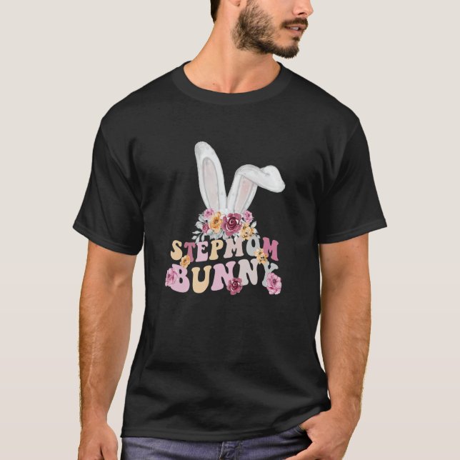 Funny Stepmamma Bunny, Glad påsk Stepmamma Bunny T Shirt (Framsida)