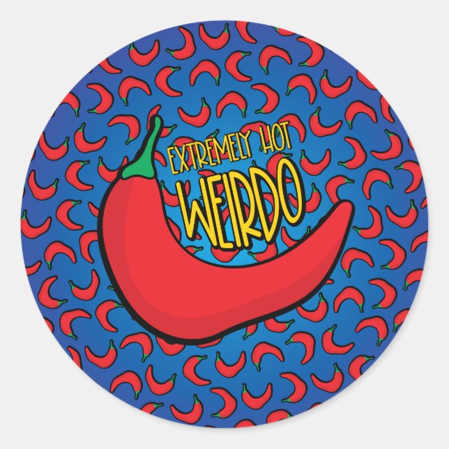 Funny stickers runt klistermärke (Framsida)