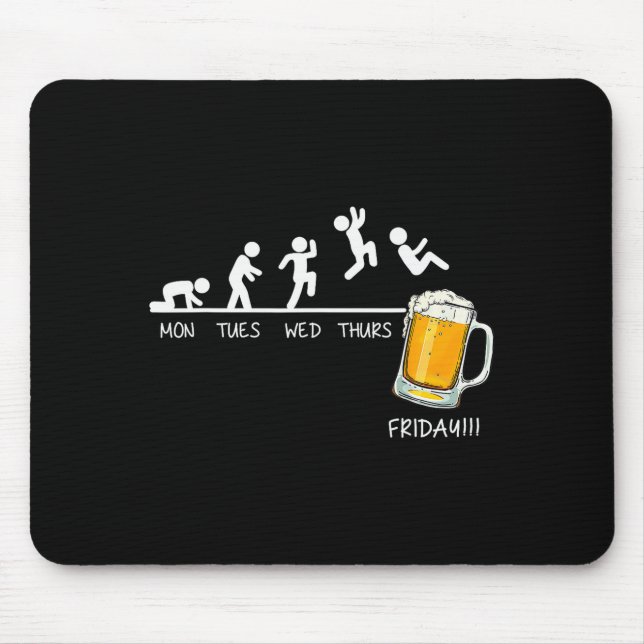 Funny Stickman Jumping Beer Days Of Week Friday Dr Musmatta (Framsidan)