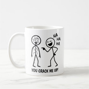 Funny Stickman Kaffemugg