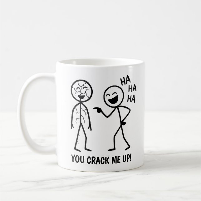 Funny Stickman Kaffemugg (Vänster)