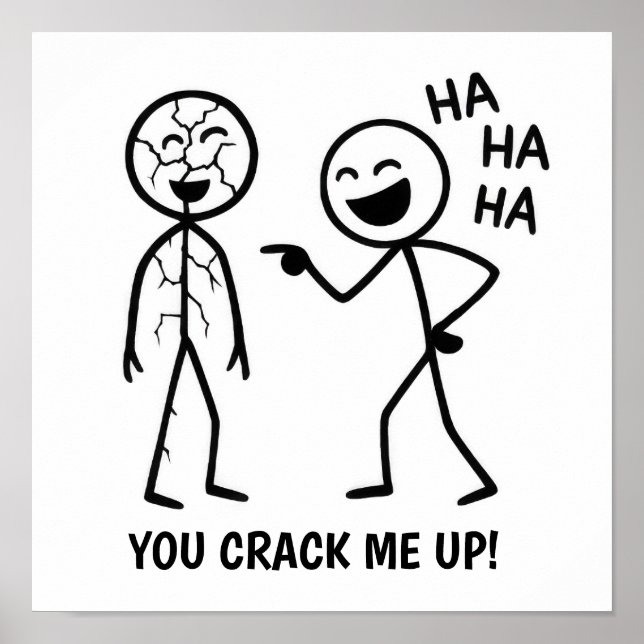 Funny Stickman Poster (Framsidan)