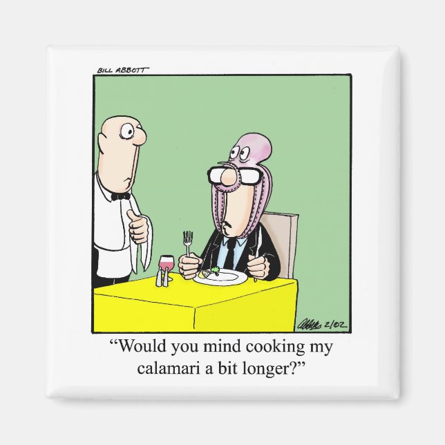 Funny Stocking Stuffer Foodie Humor Magnet (Framsidan)