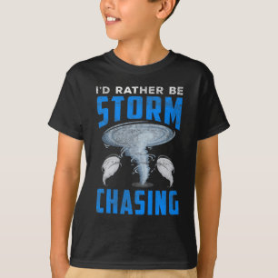 Funny Storm Chasing Meteorology Tornado Fläkt T Shirt