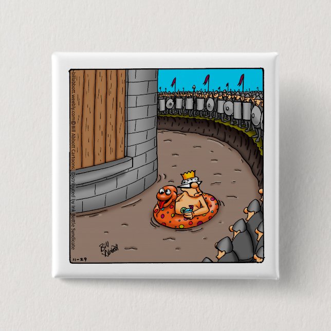 Funny "Storm the Castle"-knapp Knapp (Framsida)