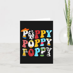 Funny Story Poppy Leksak Boy Story Pappa Fars dag Kort