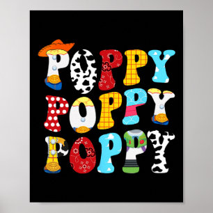 Funny Story Poppy Leksak Boy Story Pappa Fars dag Poster