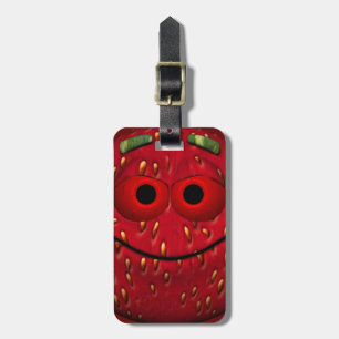 Funny Strawberry Bagagebricka