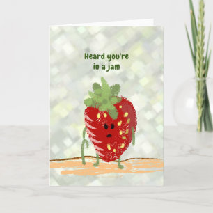 Funny Strawberry Pun Hip Knee Surgery Kort