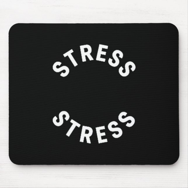 Funny Stress Is My Medal Tee - Humorous Life Warri Musmatta (Framsidan)