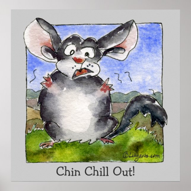 Funny Stressa Tecknad Poster Skriv ut (Framsidan)