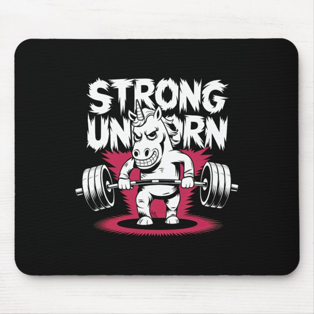 Funny Strong Deadlift Bodybuilding Unicorn Musmatta (Framsidan)