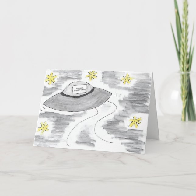 Funny Student-födelsekort Kort (Framsida)