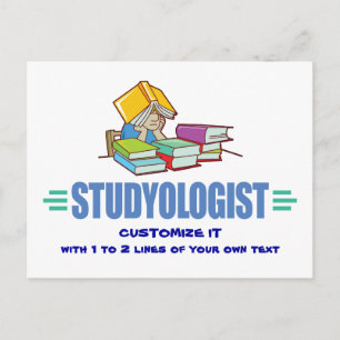 Funny Student Vykort