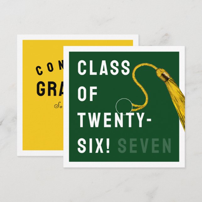 Funny Studenten 2025 Kort (Fram/baksida)