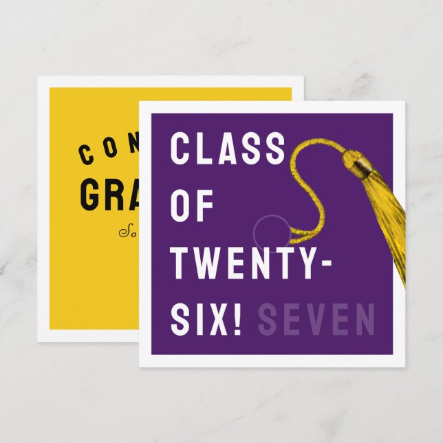 Funny Studenten 2025 Kort (Fram/baksida)