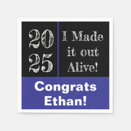 Funny Studenten 2025 Pappersservett