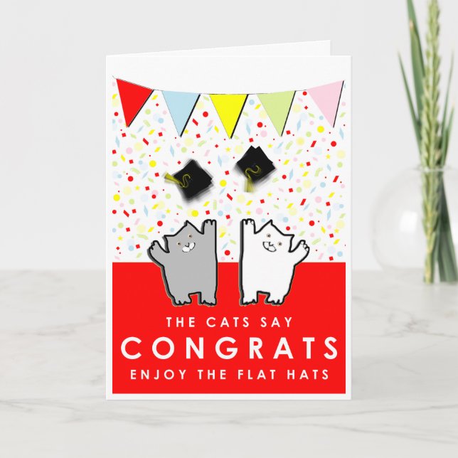 Funny Studenten Gratulerar Kort (Framsida)