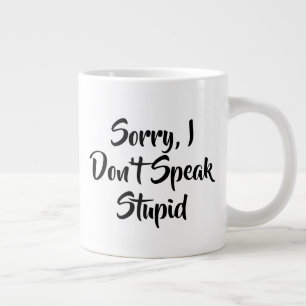 Funny Stupid Coworking Life Mugg Jumbo Mugg