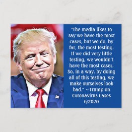 Funny Stupid Trump citattecken Memorabilia Keepsak Vykort