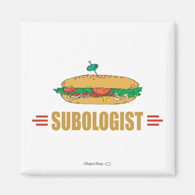 Funny Submarine Sandwich Magnet (Framsidan)