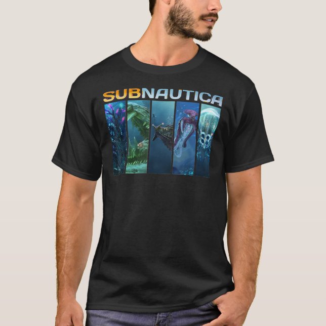 Funny Subnautica Design Arts Multiplayer Gamer Cla T Shirt (Framsida)