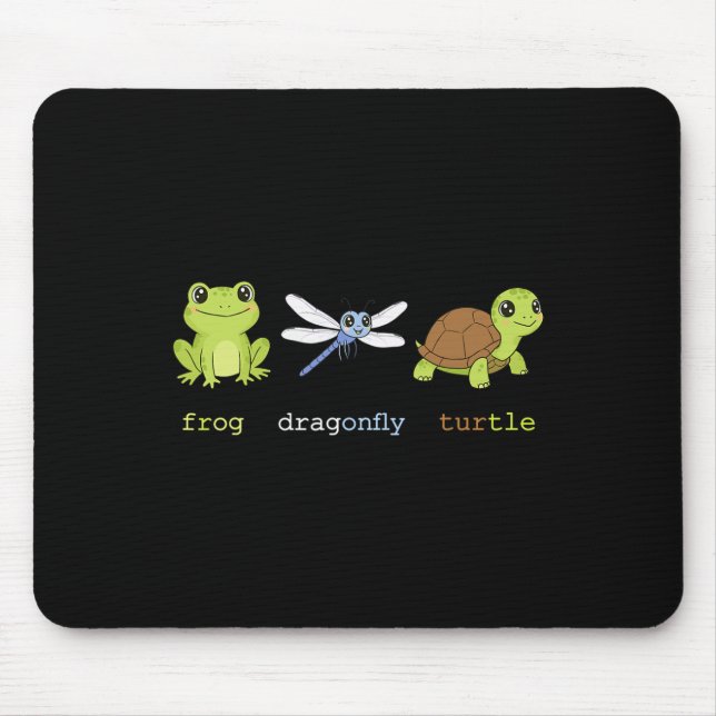 Funny Subtle POLIFrog Dragonfly Turtle Resis Musmatta (Framsidan)