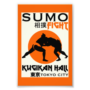Funny Sumo Wrestler Fototryck