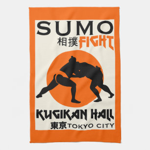 Funny Sumo Wrestler Kökshandduk