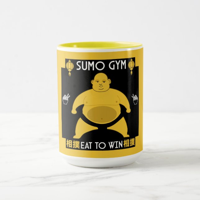 Funny Sumo Wrestler Mugg (Center)