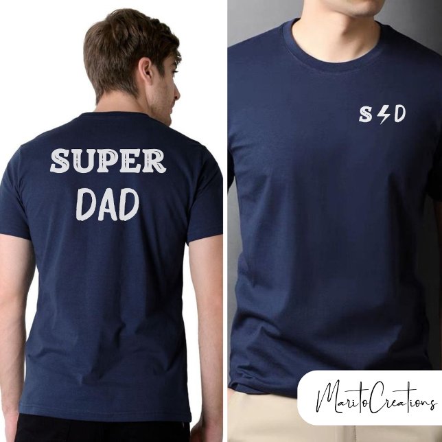 Funny super dad t-shirt for dad, father's day. (Skapare uppladdad)