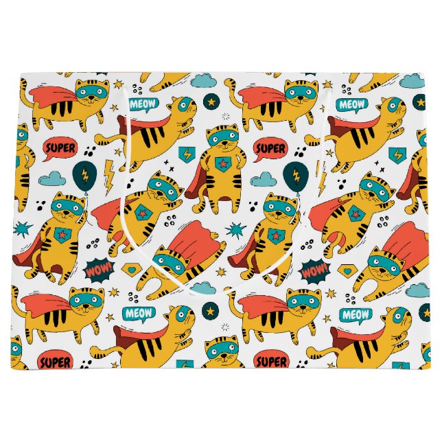 Funny Superhjälte Cat (Framsidan)