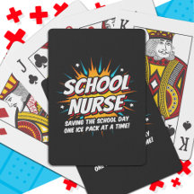 Funny Superhjälte School Nurse-uppskattning