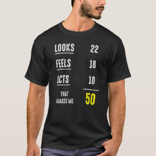 Funny Superskoj i Humor 50:e födelsedagsanpassning T Shirt