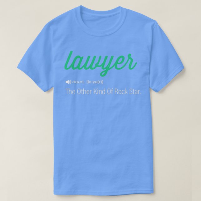 Funny Superskoj Lawyer Definition Gift-jobbdefinit T Shirt (Design framsida)